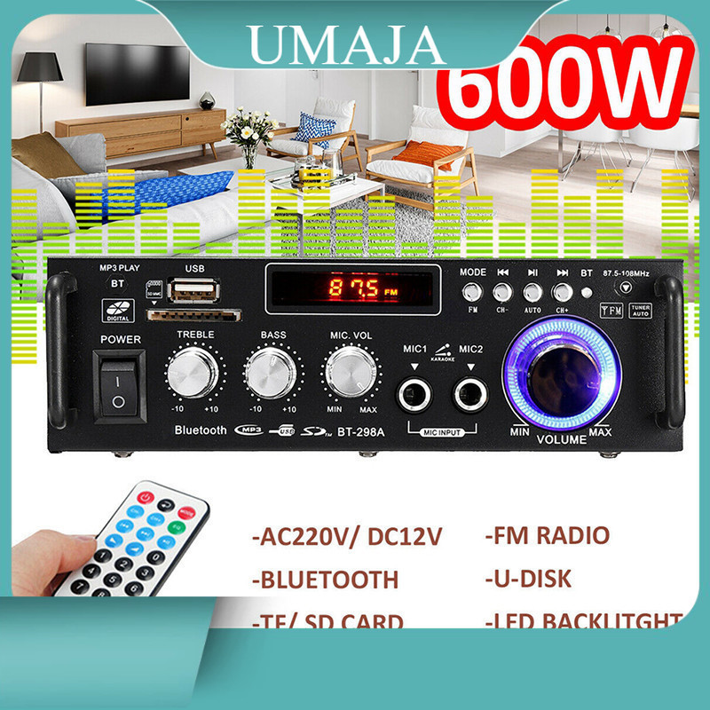 Umaja Amplifier Mobil Amplifier Mini Bluetooth Ampl