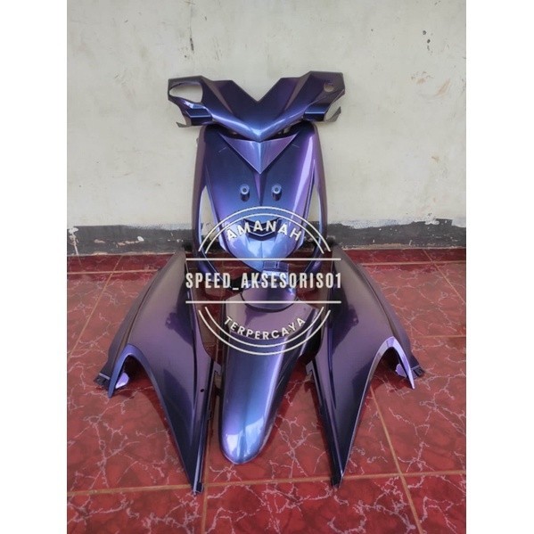 Full set body halus beat karbu warna ungu bunglon lembayung body custom repaint