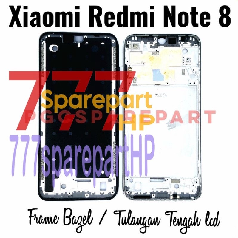Original Frame Bezzel Tulang Tengah Xiaomi Redmi Note 8 - Bejel Bezel - 777sparepartHP