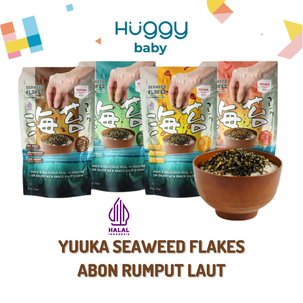 Yuuka Food Abon Rumput Laut | Seaweed Flakes Bumbu MPASI