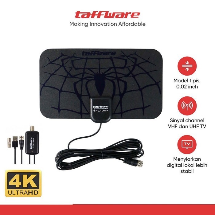 ANTENA TV DIGITAL TAFFWARE INDOOR + SINYAL BOOSTER