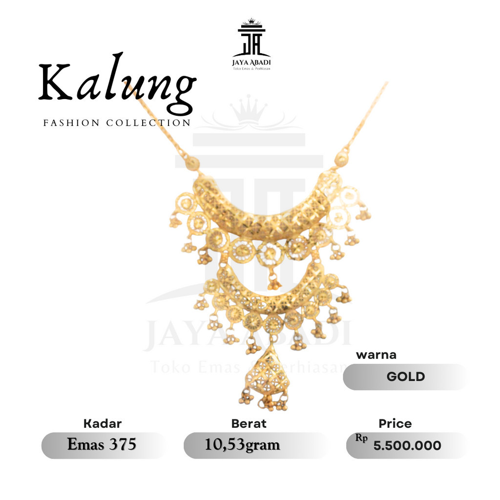 Kalung Wanita Kadar Emas 375 Terbaru Perempuan