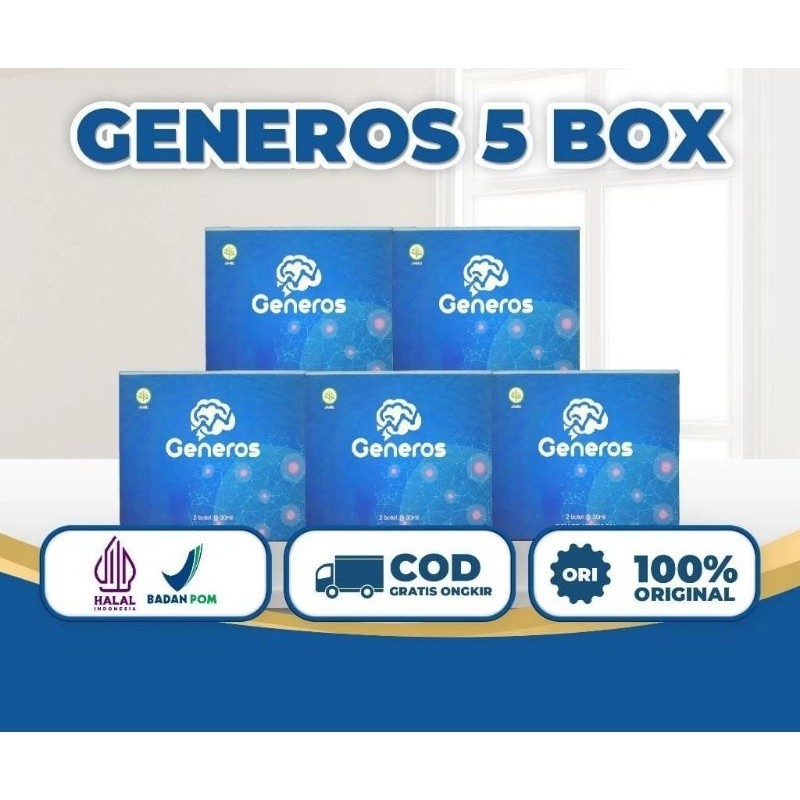 Generos multivitamin otak anak asli dan original