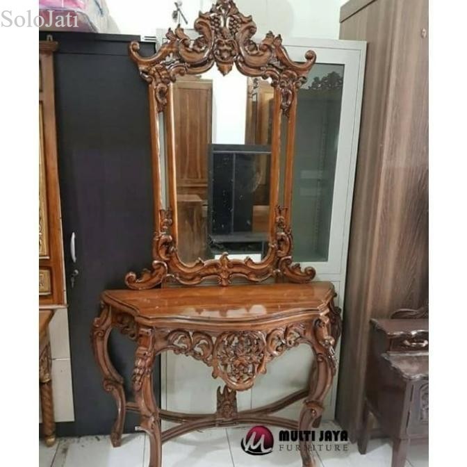 

Terlaris Meja Rias Ukir / Meja Tolet Kayu Jati Ukiran Harga Murah murah