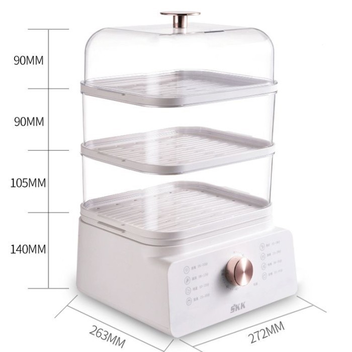 IDEALIFE Kukusan Food Steamer Pengkukus Makanan - IL–114a 3 Layer