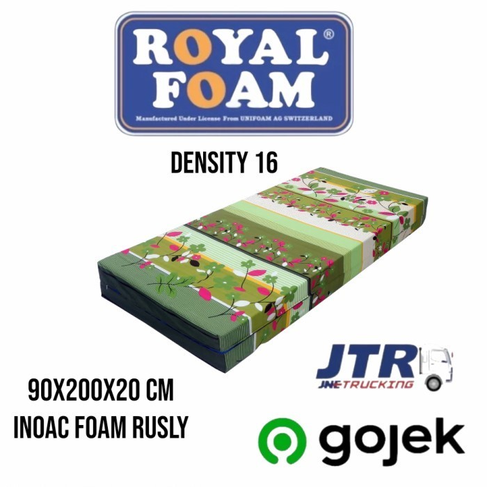 (COD) kasur busa royal foam 90x200x20 cm garansi 5 tahun