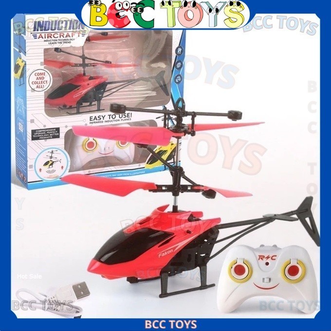 Helikopter Remote Control | RC Helicopter Pesawat Remote Control Baterai cas dan Usb Led Terbaru