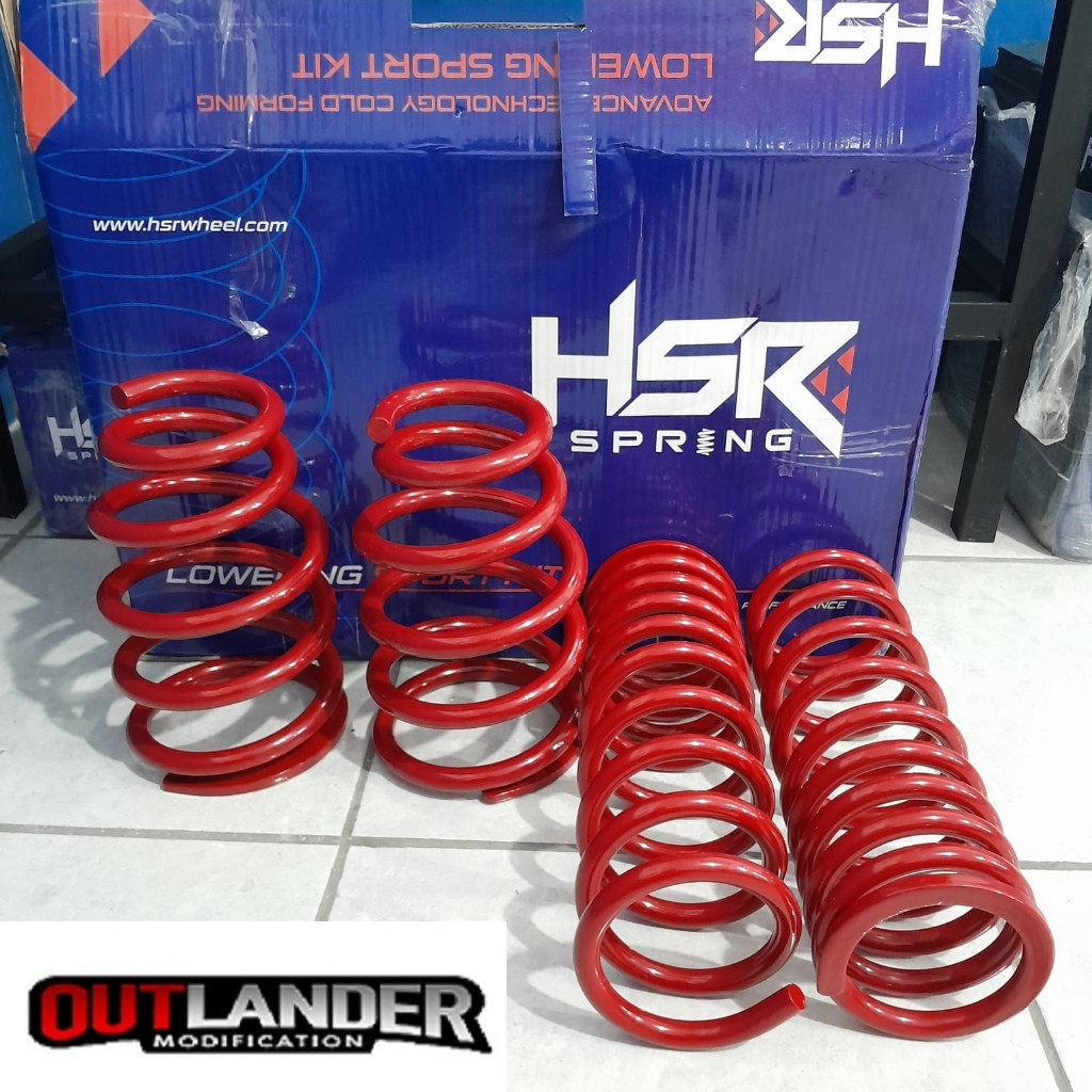 Per Mobil Innova Dibawah 2012 HSR Lowering Kit Red - Per Mobil