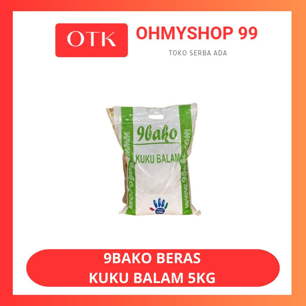 

9BAKO Hijau Beras Kuku Balam 5kg