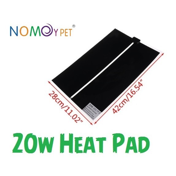 20w Heat Pad Heat Mat Pemanas Penghangat Alas Kandang Reptil Sulcata BD Aldabra Kucing Anjing Incuba