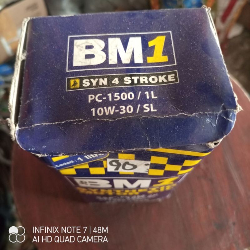 oli mesin 10w30 bm1 pc 1500 1l