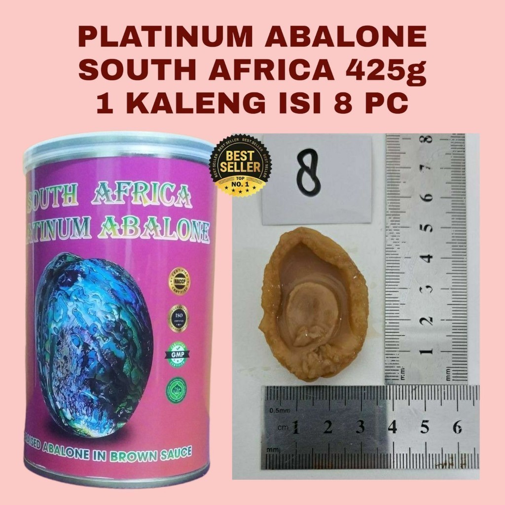 

ABALONE KALENG SOUTH AFRICA PLATINUM ABALONE BRAISED IN BROWN SAUCE ISI 8 PC [ ORIGINAL IMPORT ] MS