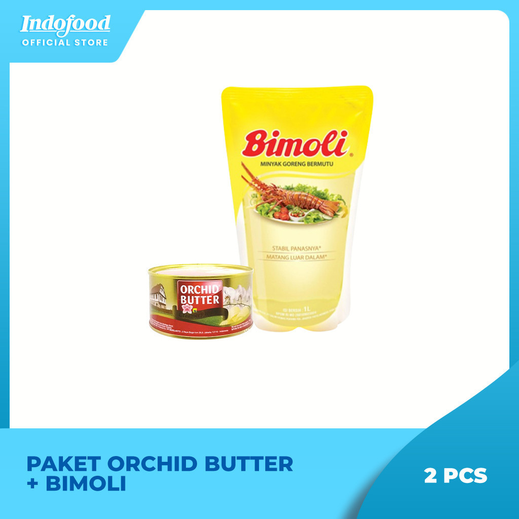 

Paket Orchid Butter 340 gr + Bimoli Klasik 1 Liter Pouch