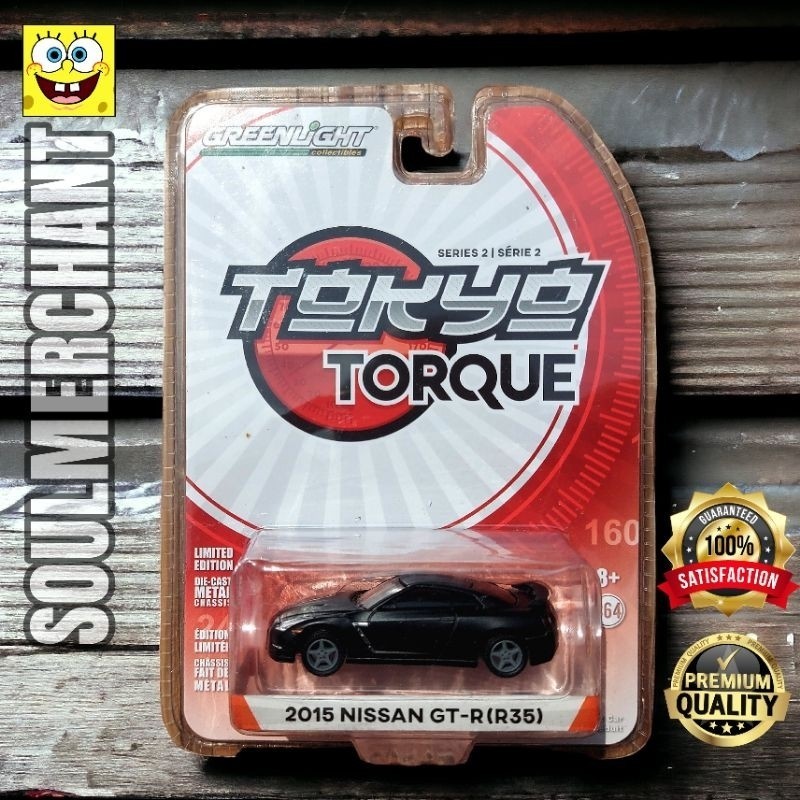 Greenlight Tokyo Torque 2 2015 Nissan GT-R R35 Diecast Original