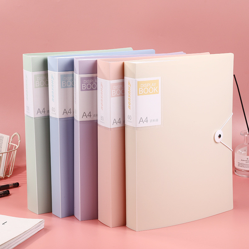 

Display Book/Map File Dokumen A4 20/30/40 Halaman Warna Pastel-YuanYuanMall
