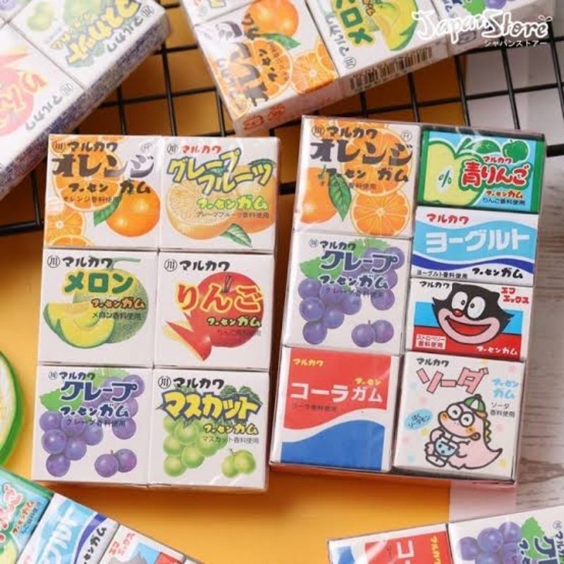 

Marukawa bubble gum/marukawa permen karet jepang/Japan bubble gum