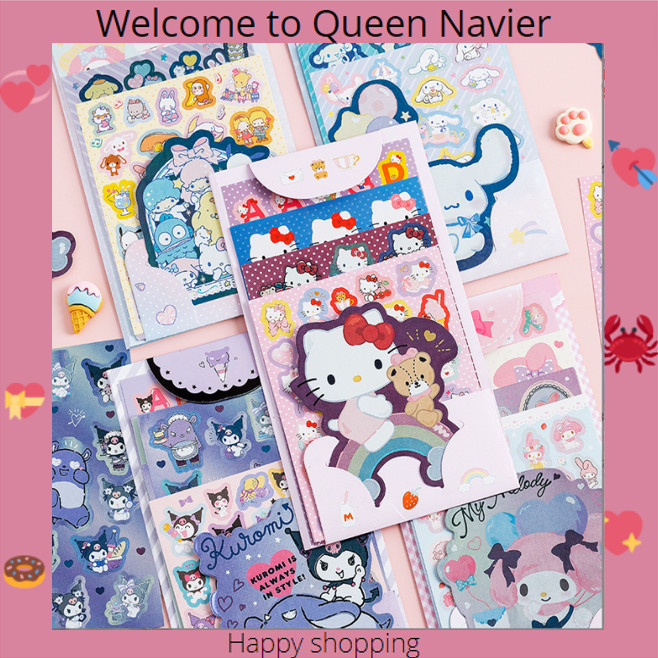 

QN - Set stiker motif sanrio stiker pack karakter sanrio unik