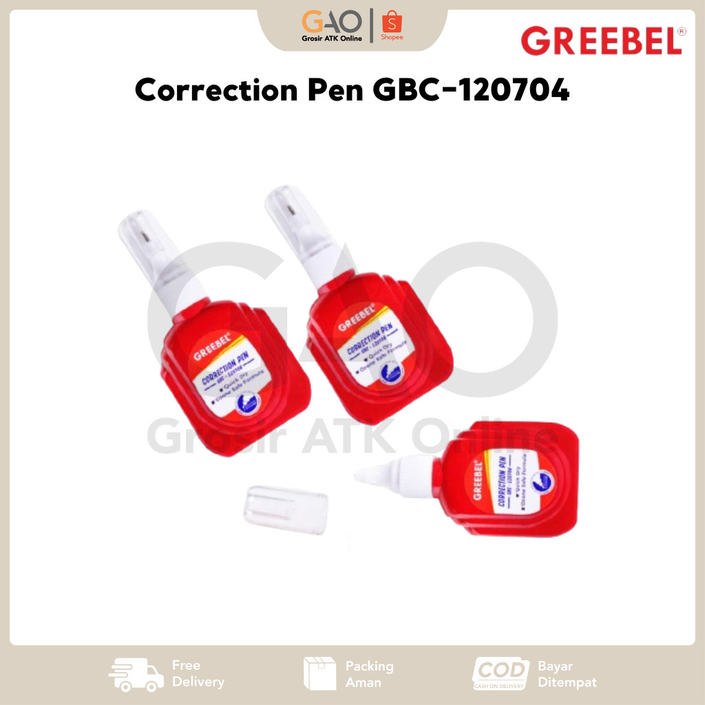 

Correction Pen Tipe-X Cair Greebel GBC-120704