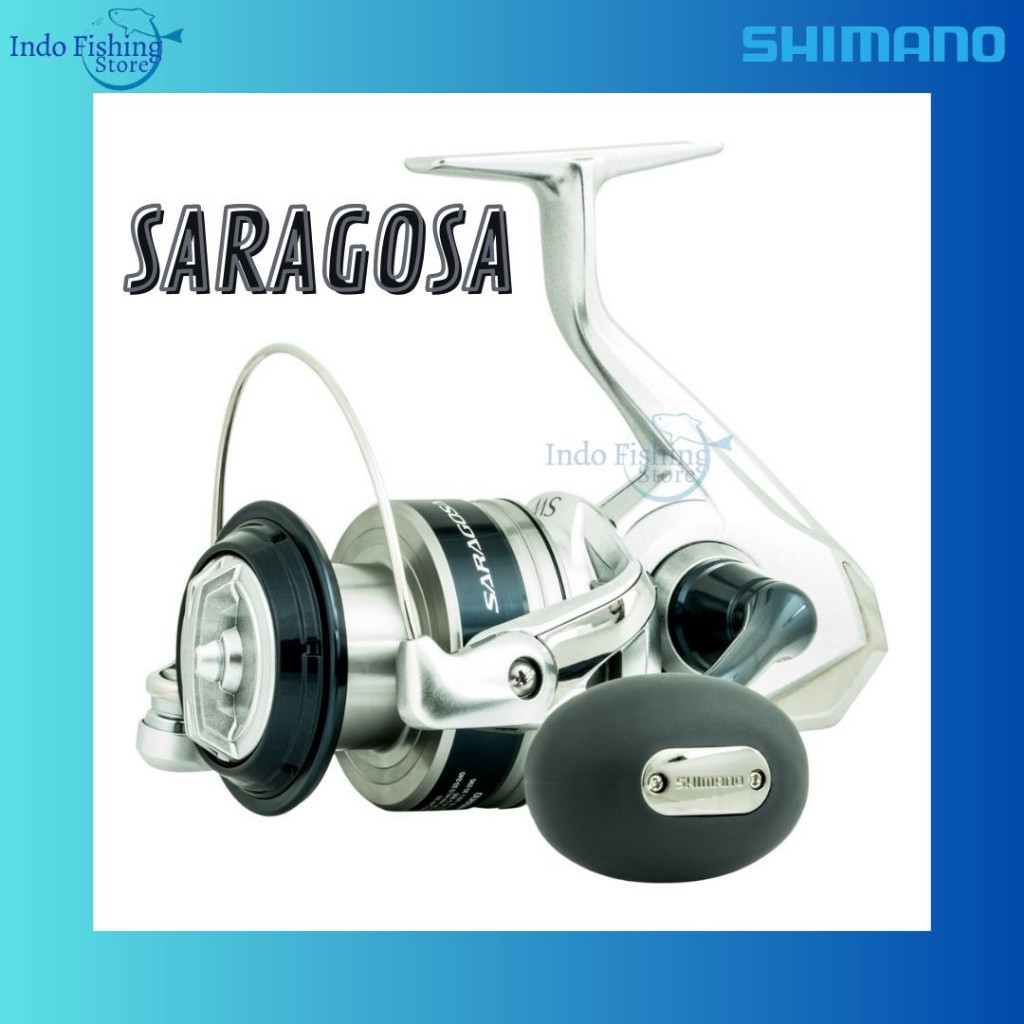 promo -IFS- Reel Spinning Shimano SARAGOSA SW A 2020 5000 6000 8000 10000 Power Handle Garansi 1 Tah