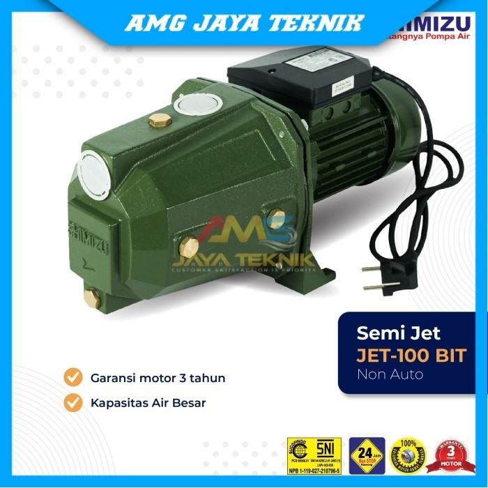 SHIMIZU JET-100 BIT / POMPA AIR SEMI JET SHIMIZU JET 100 BIT NON AUTO