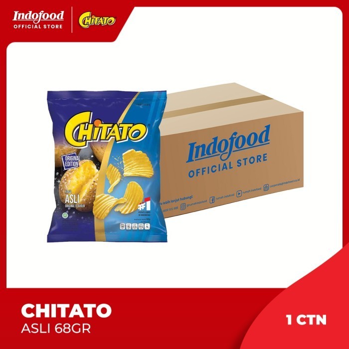 

Terbaru 1 Ctn - Chitato Asli 68 Gr