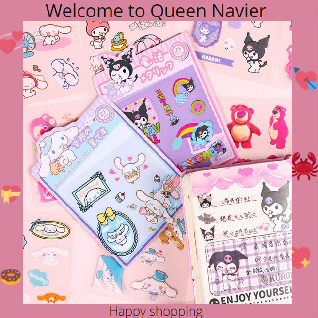 

QN - stiker lucu motif sanrio stiker kartun stiker dekorasi