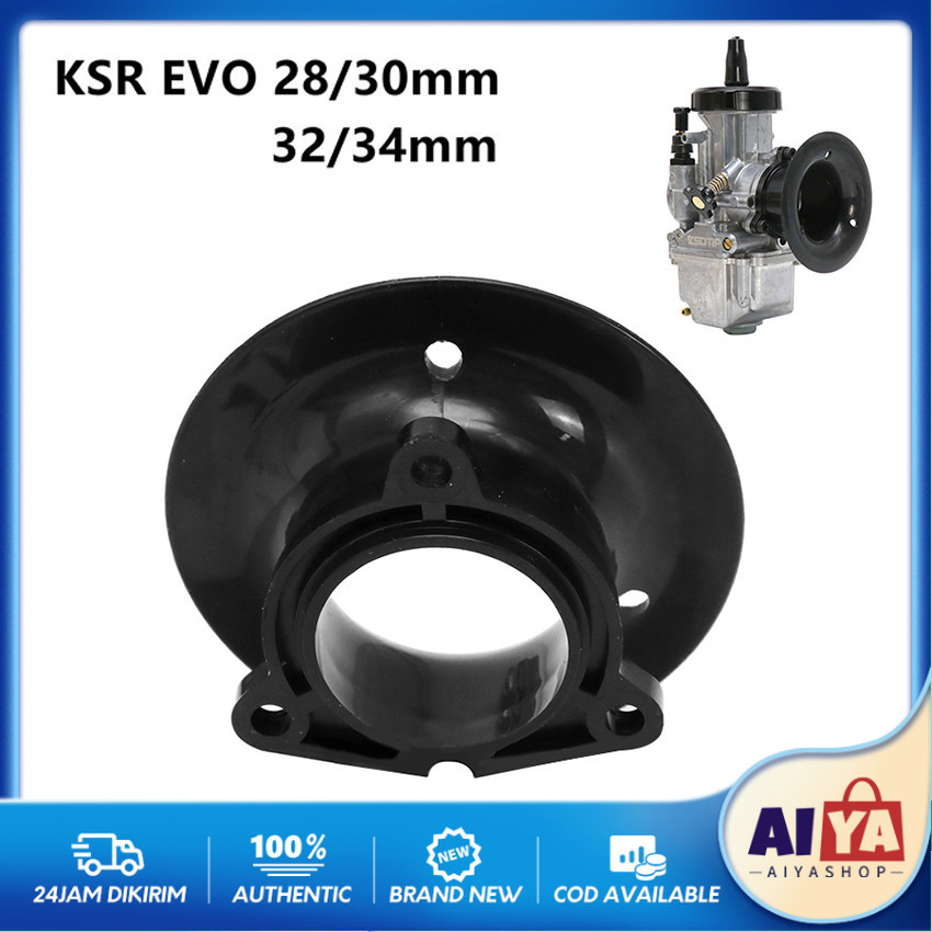 Velocity Corong Karbu Karburator Pe 28 pwk 28 Model Pendek KSR EVO 28 30mm 32 34mm Bahan Plastik