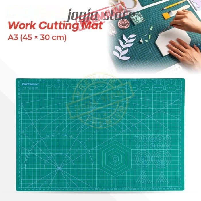 

Cutting Mat A3 Premium Cutting Board Alas Potong Kertas PVC Paper A3