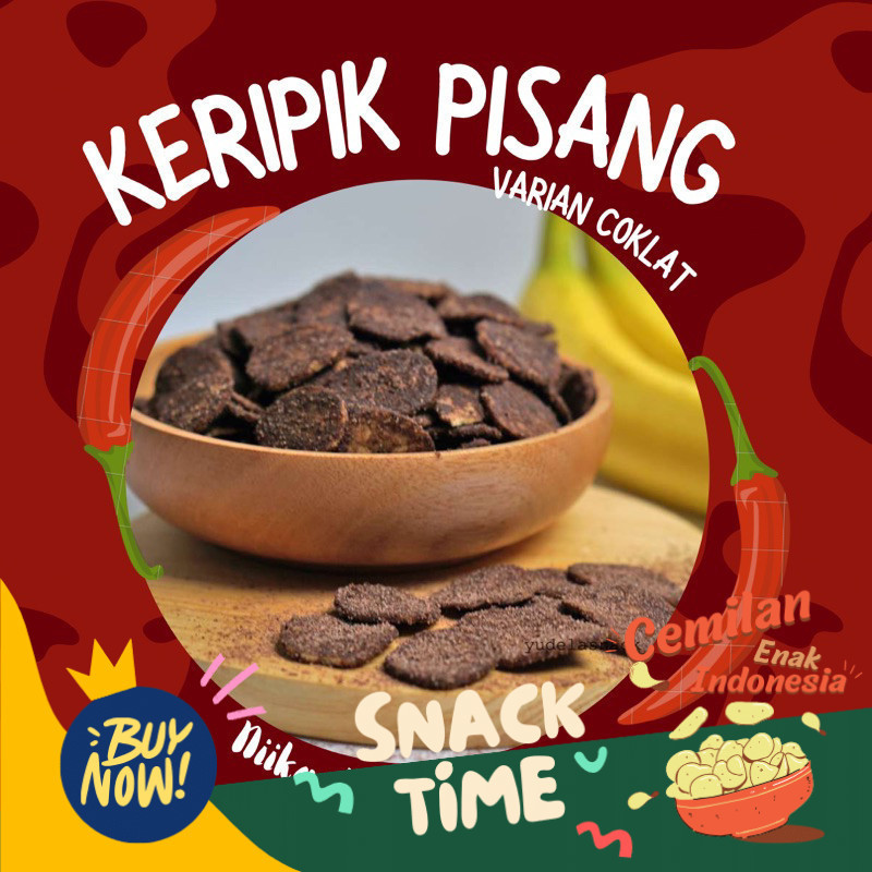

PROMO HEMAT Keripik pisang coklat 1kg