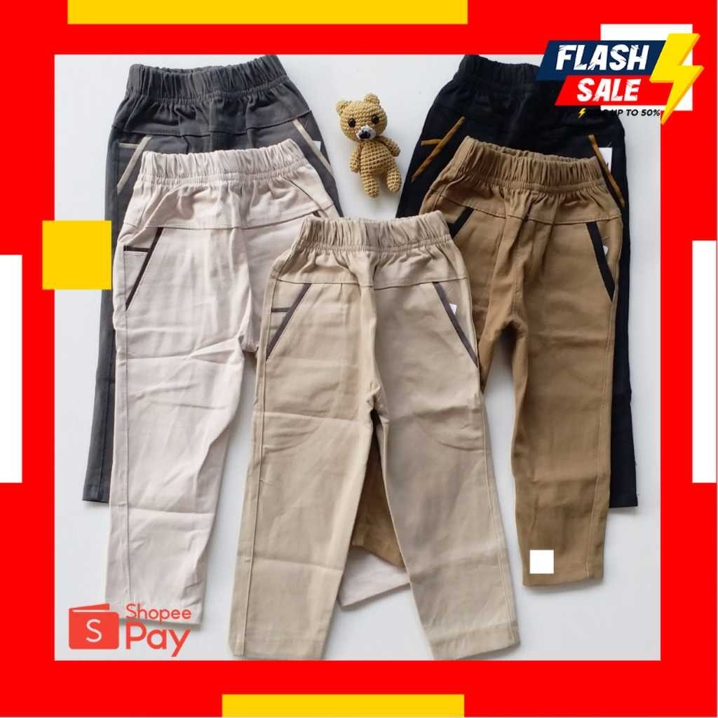 PAYDAY 3.3 |   PUNCAK 3.3 heybaby CELANA CHINO PANJANG    Celana Anak 1thn - 9thn Laki-laki Dan Pere