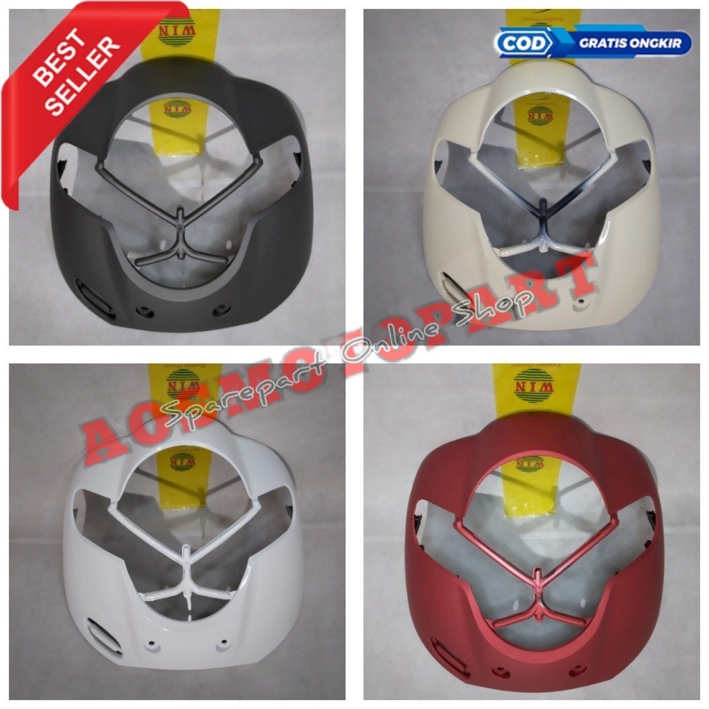 body Tameng Depan Scoopy 110 FI 2017 2018 2019 front panel cover body motor injeksi bodi all new hon