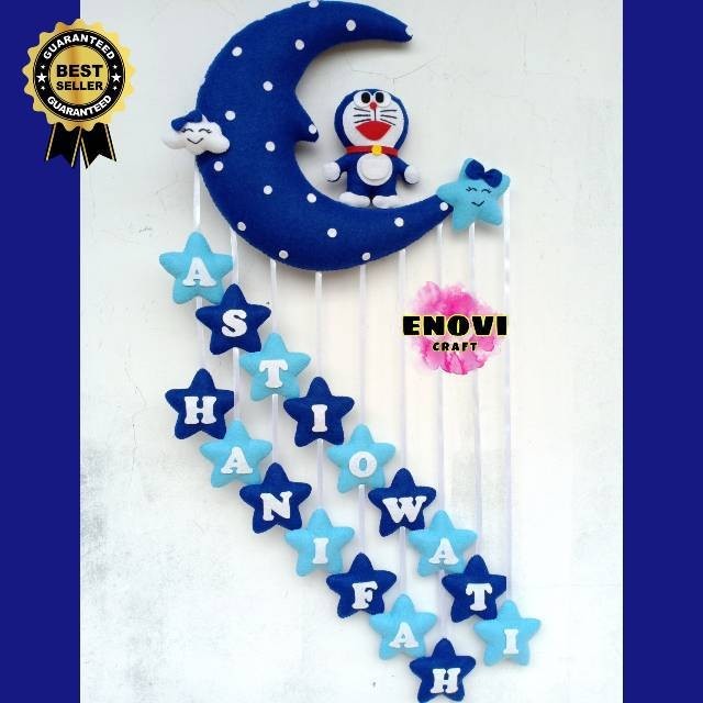 [LUCKY] BEST SELLER BONEKA DORAEMON / HIASAN DINDING KARAKTER DORAEMON / HANGING DOOR FLANEL / Macra