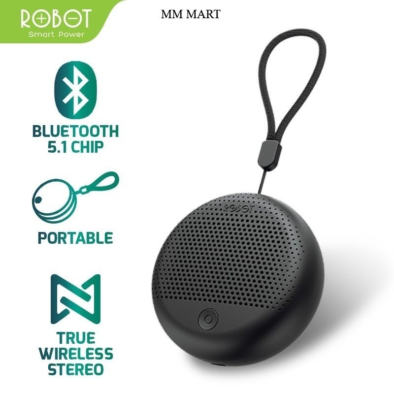 [BISA COD] Robot RB30 Bluetooth 5.1 Speaker Portabel TWS Original