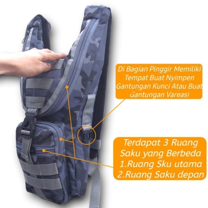 Tas Ransel Trail Motocross Army tactical pria Tas Ransel Olahraga Sepeda MTB