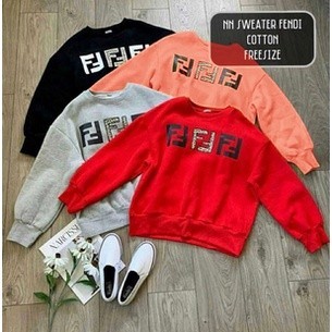 SWEATER OOTD KEKINIAN FF FASHION MURAH PREMIUM
