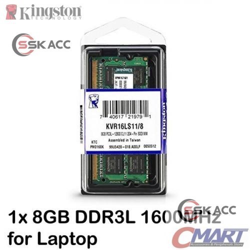 RAM LAPTOP KINGSTON DDR3L 8GB 12800 SODIMM SSKACC-KOMPUTER