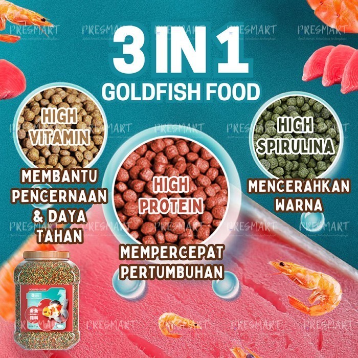 KL PELET PREMIUM IKAN MAS KOKI - PAKAN PREMIUM IKAN MAS KOKI 1.5MM & 3MM