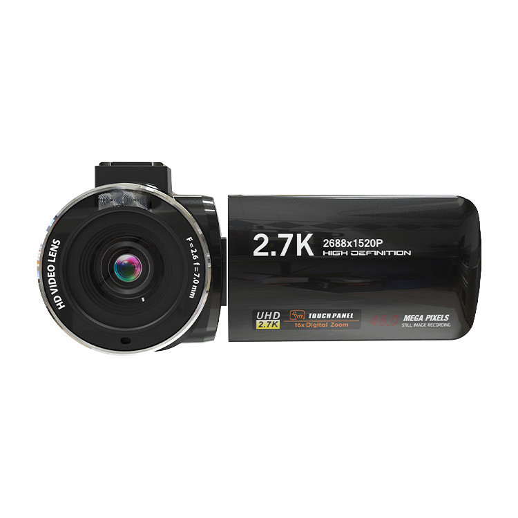 Perekam video digital zoom 16X kamera perekam video digital hd profesional untuk film luar ruangan