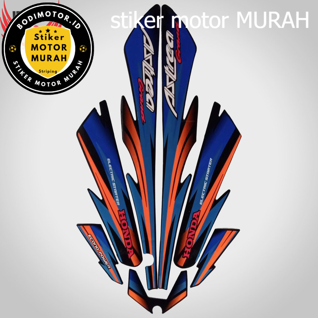 Stiker Striping Honda Astrea Grand 1997 - List Stiker Standar Astrea Grand 1997 - Striping Standar A