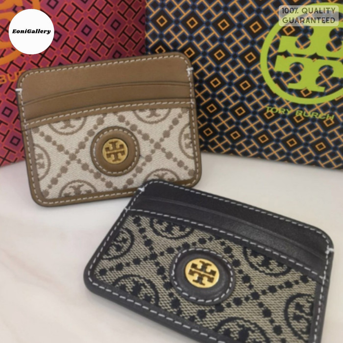 

Zip Card Case Jacquard Navy - Hazelnut - Navy