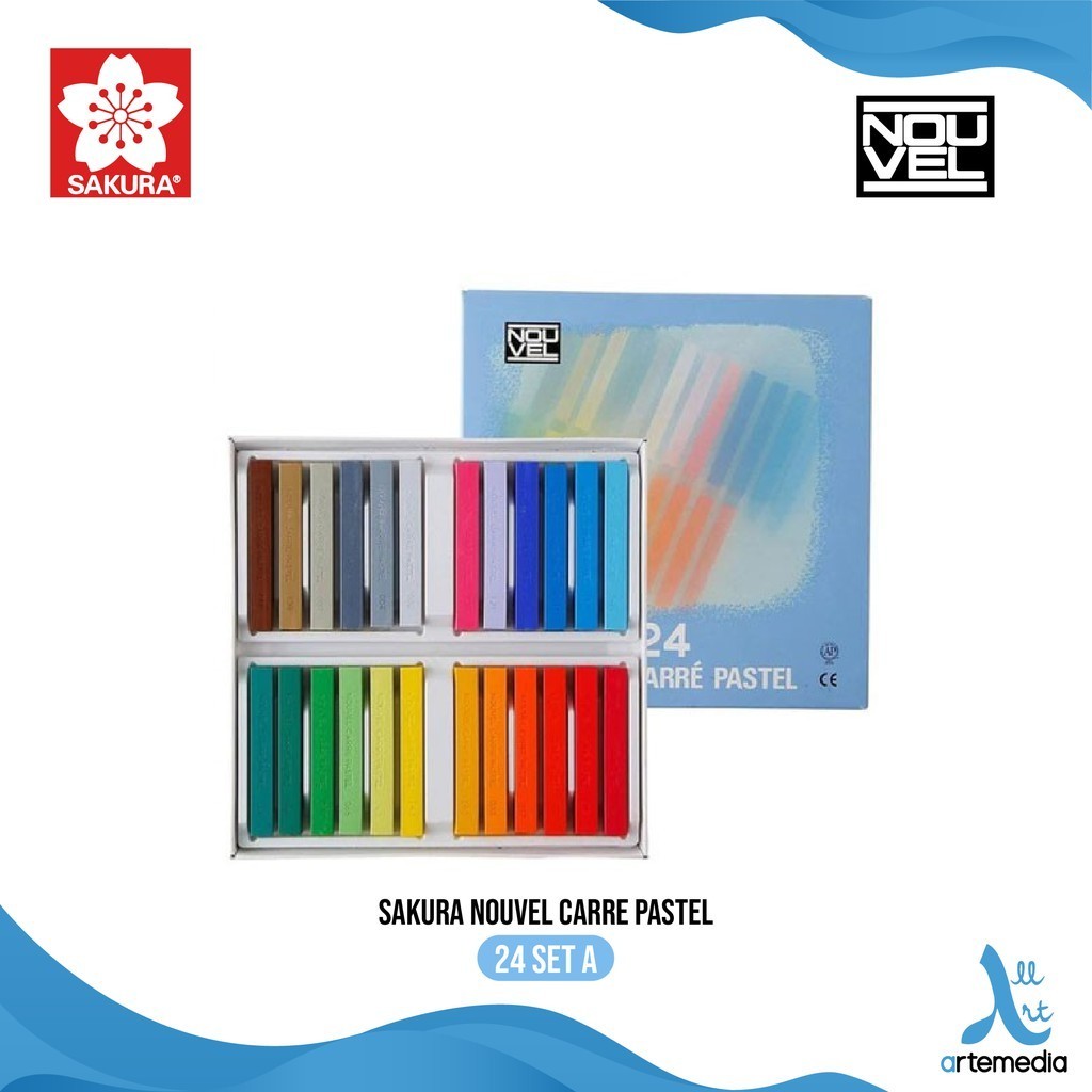 

Sakura Soft Pastel Set 24 Color Nouvel Carre Pastel