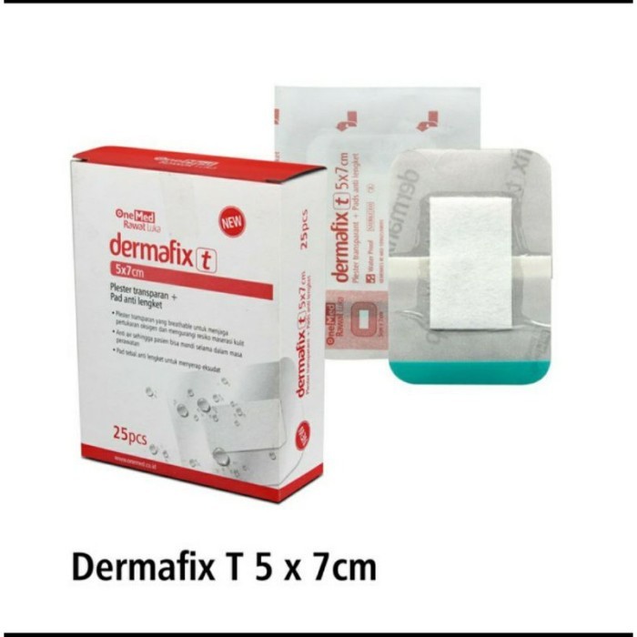 Onemed Dermafix T Alat Pertolongan Plaster Transparan Peralatan P3K Plester Luka Sesar Anti Air Beni