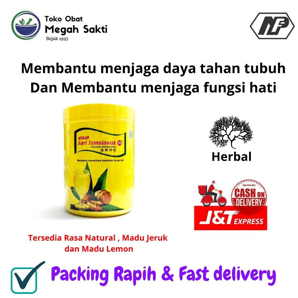 

PROMO TERMURAH Sari Temulawak 85 Instan Plus Madu Jeruk Toples 400 gr