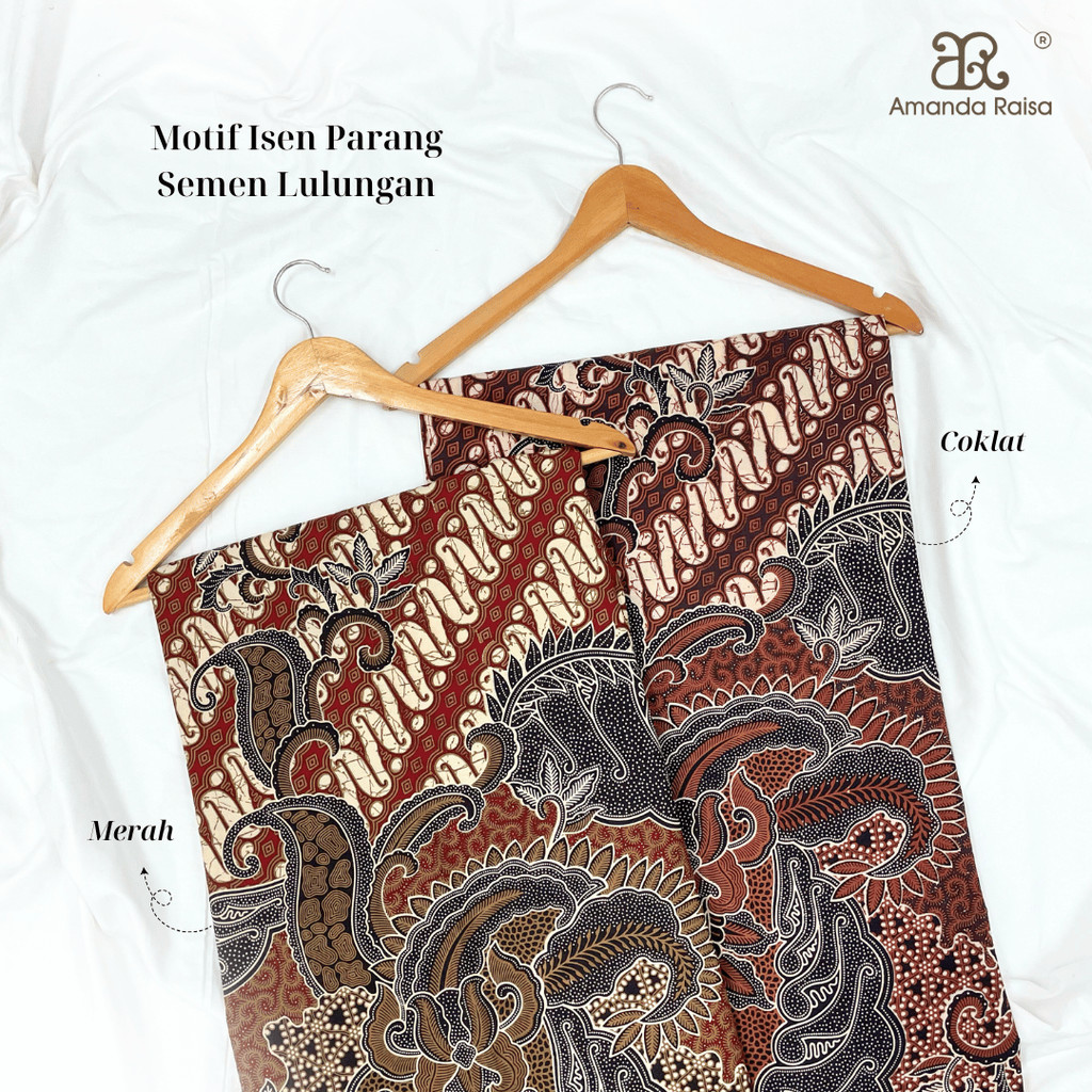 Kain Batik Meteran Potongan Motif Isen Parang Semen Lulungan