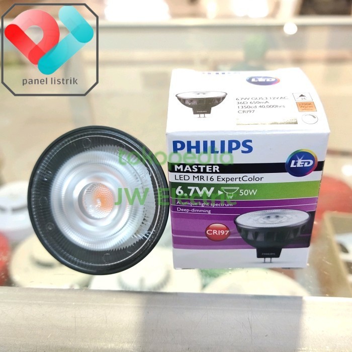Lampu Philips Master LED MR16 ExpertColor 6.7 Watt 12V AC Philips Master LED MR16 ExpertColor 6.7 Wa