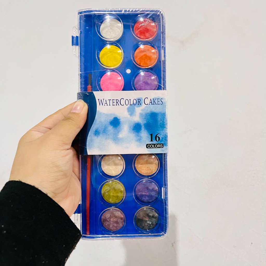 

Water Colour Painting / Cat Air 16 Warna / WaterColour Cat Lukis / Alat Melukis / Alat Mewarnai