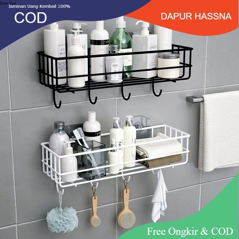 Rak Toilet Kamar Mandi  Rak Sabun Besi Tempel Dinding