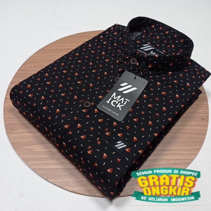 TKP/kemeja casual distro kemeja  motif kemeja  printing lengan pendek kemeja pria keren - 10, M/ bsa