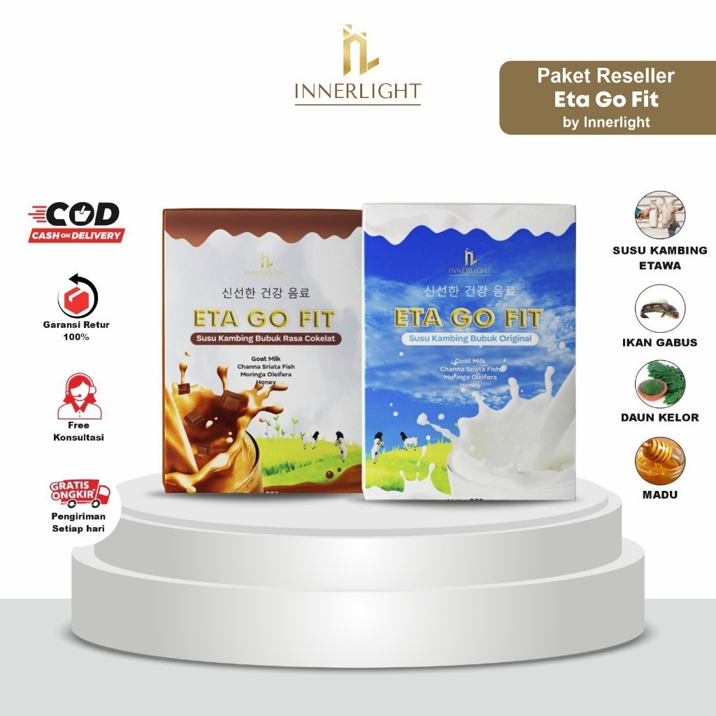 

Reseller ETA GO FIT INNERLIGHT Susu Kambing Etawa Premium Original Promil Bumil Busui COD BPOM HALAL