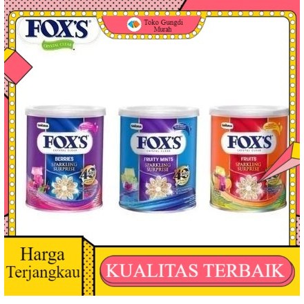 

KALENG || Permen FOX'S Crystal Clear Sparkling Surprise 170gr